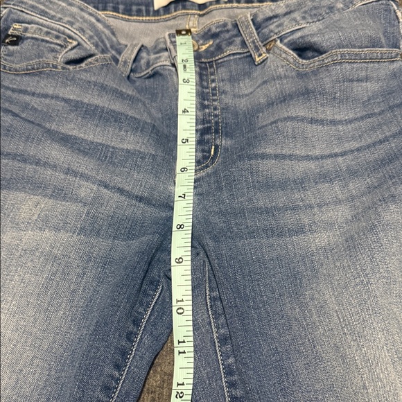 KanCan Distressed Skinny Jeans Raw Hem Medium Wash Women’s Sz 7/27 - Picture 9 of 12
